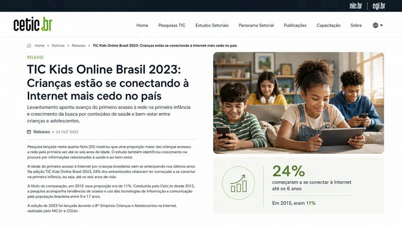 Reportagem sobre adolescentes e redes sociais