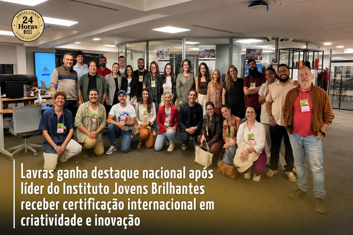 Lavras ganha destaque nacional após líder do Instituto Jovens Brilhantes receber certificação internacional