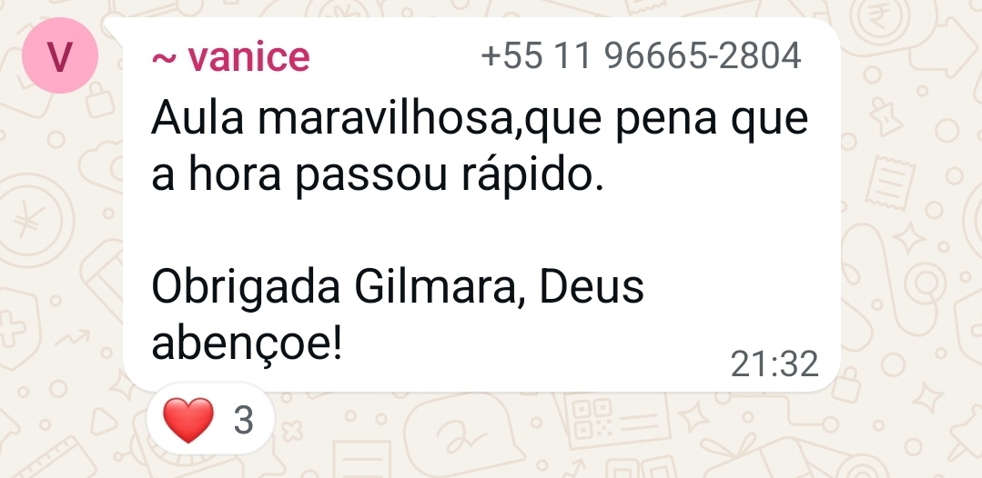 Depoimento Vanice