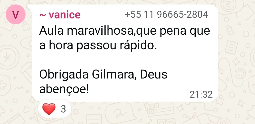 Depoimento Vanice